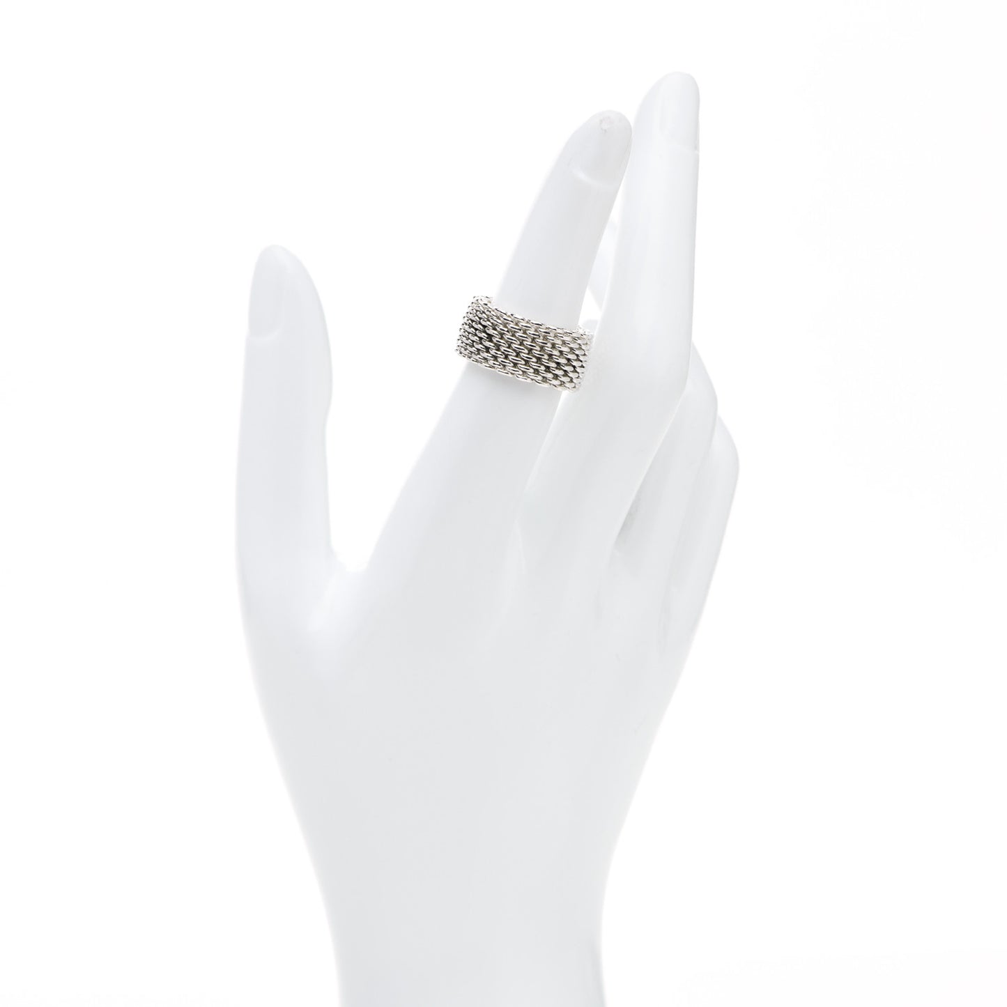 Sterling Silver Somerset Mesh Ring 49 5