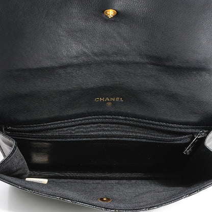 Chanel Lambskin Diamond Stitch Compact Wallet Black 7 of 8