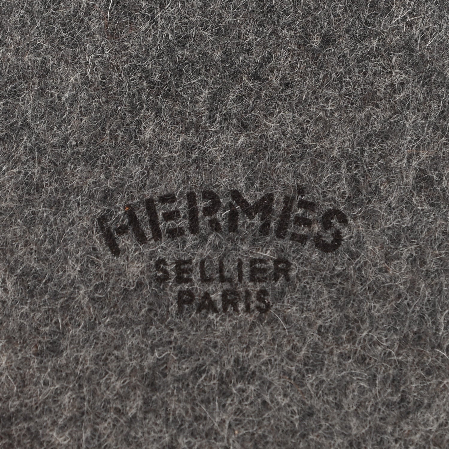 Hermes Wool Felt Barenia Sugar Box Acier 6 of 7