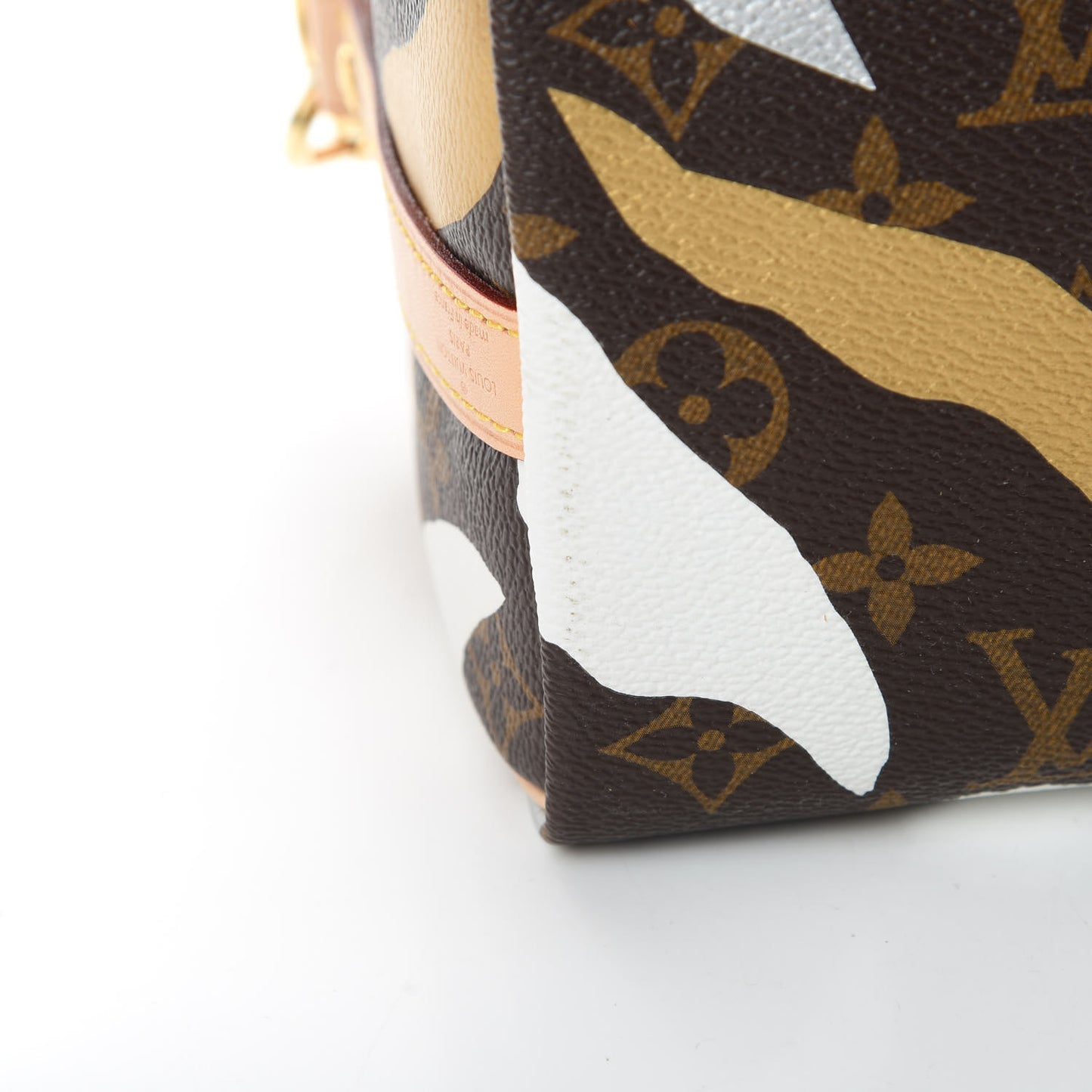 X LOL Monogram Speedy BB Gold Silver