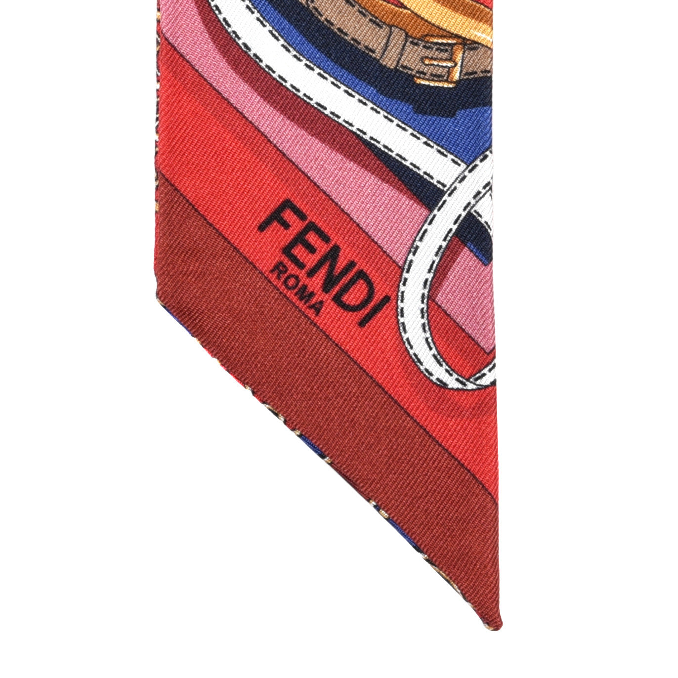 Fendi Silk Bandeau Multicolor 3 of 3