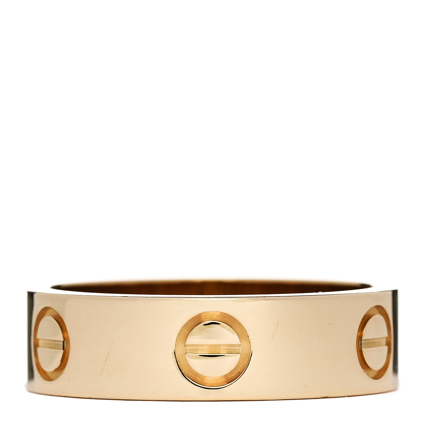 18K Yellow Gold 5.5mm LOVE Ring 55 7.25