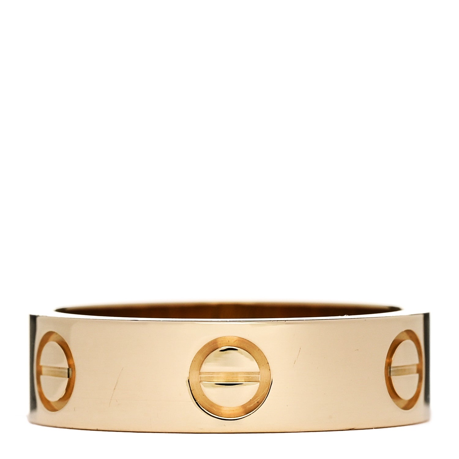 Cartier 18K Yellow Gold 5.5mm LOVE Ring 55 7.25 3 of 5