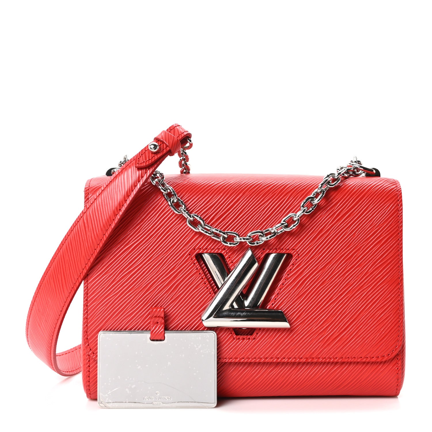 Louis Vuitton Epi Twist Shoulder Bag MM Coquelicot 2 of 10