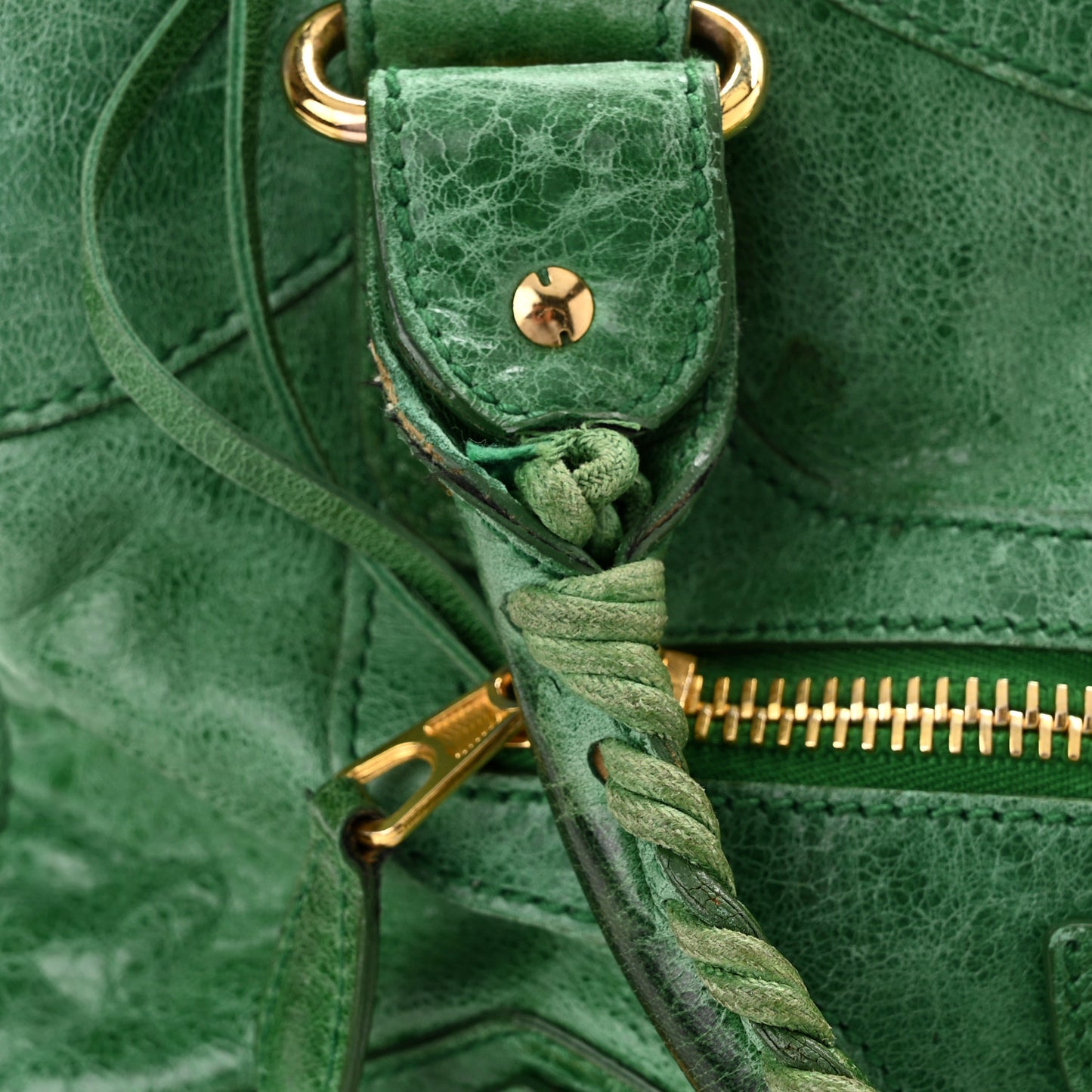 Chevre Giant 21 Gold Hardware City Vert Gazon