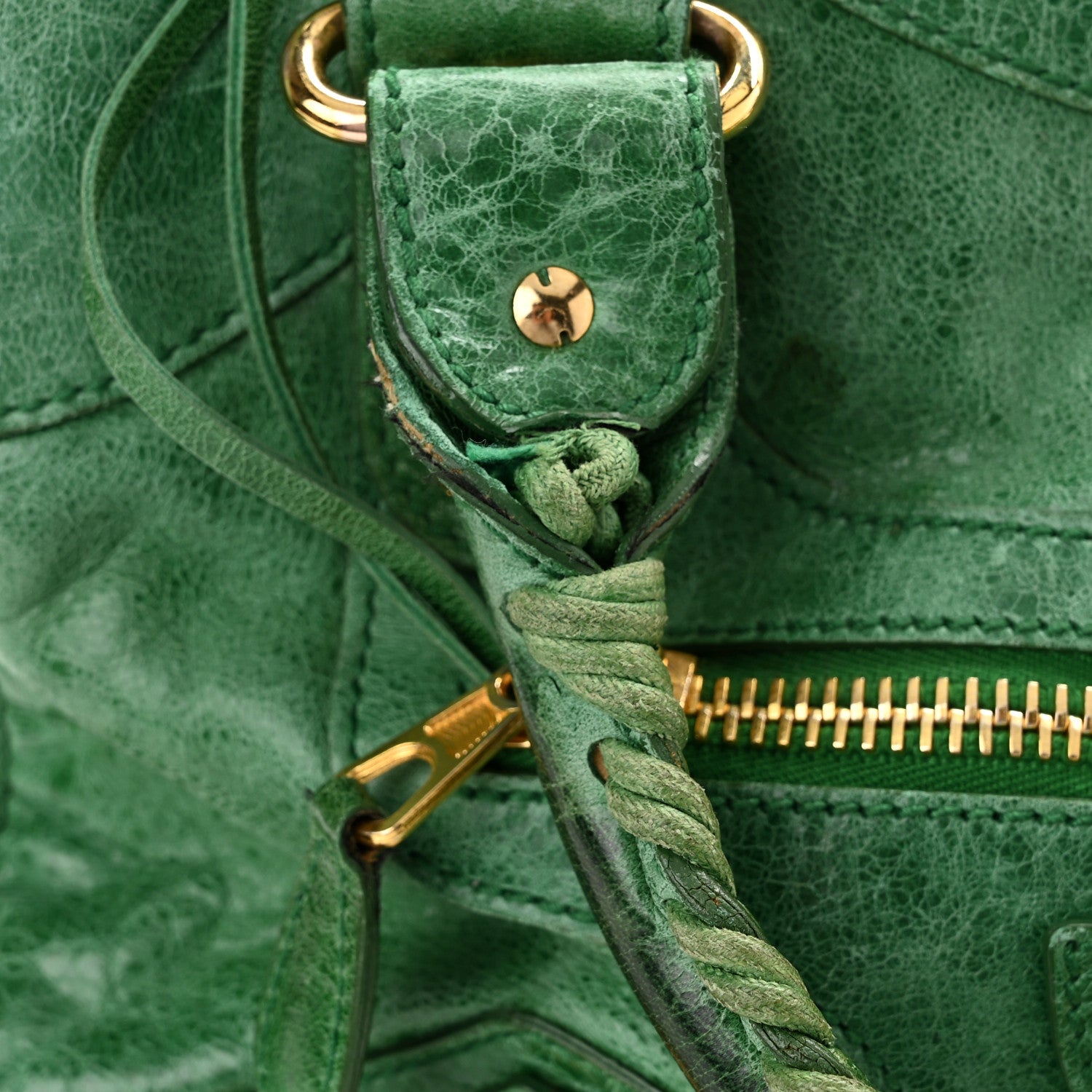 Balenciaga Chevre Giant 21 Gold Hardware City Vert Gazon 14 of 18