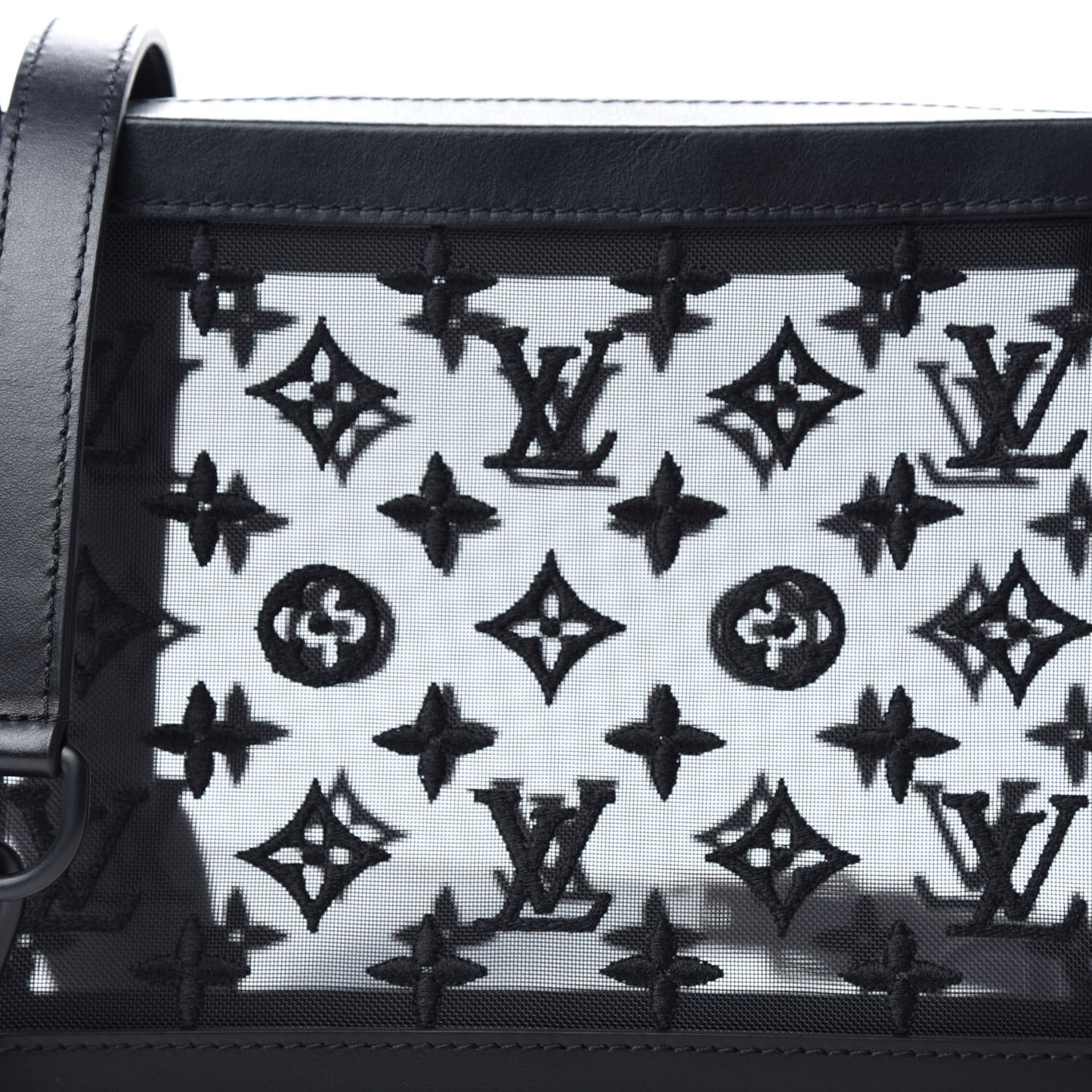 Monogram See Through Soft Trunk Black