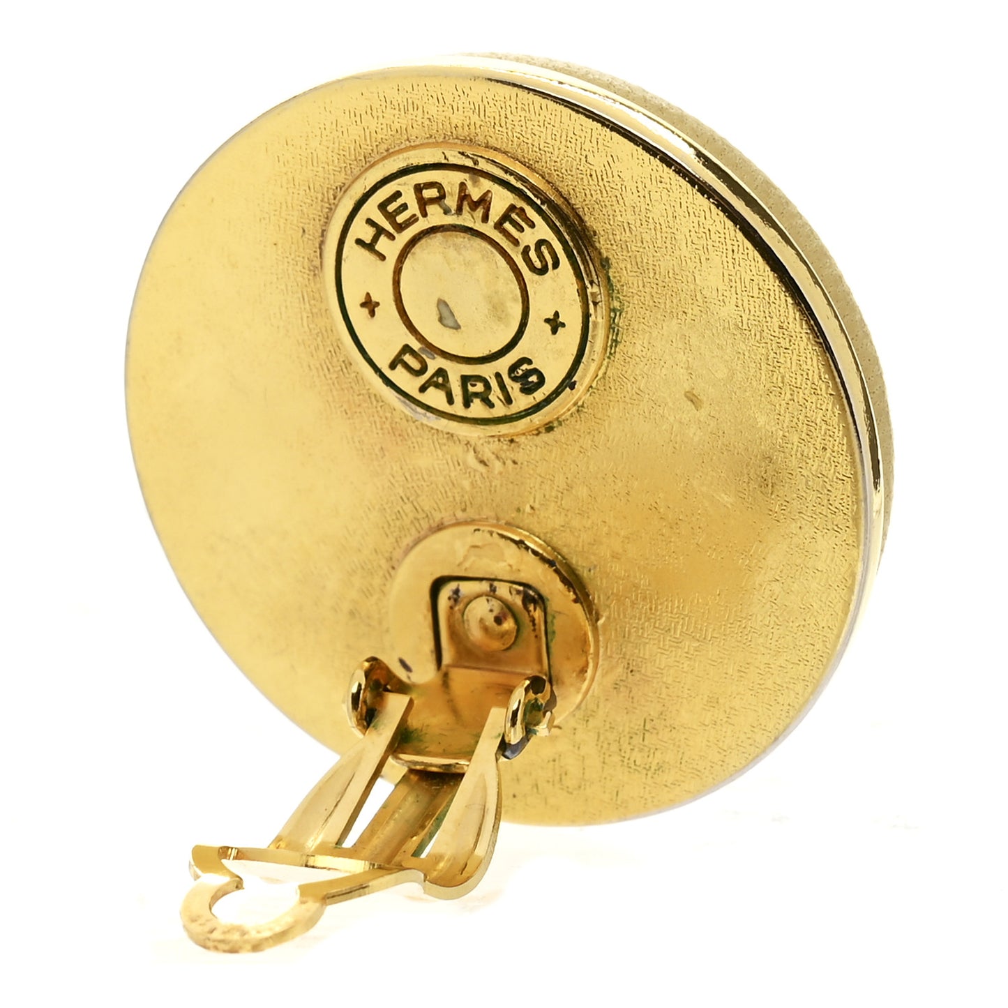 Lambskin Medor Clip On Earrings