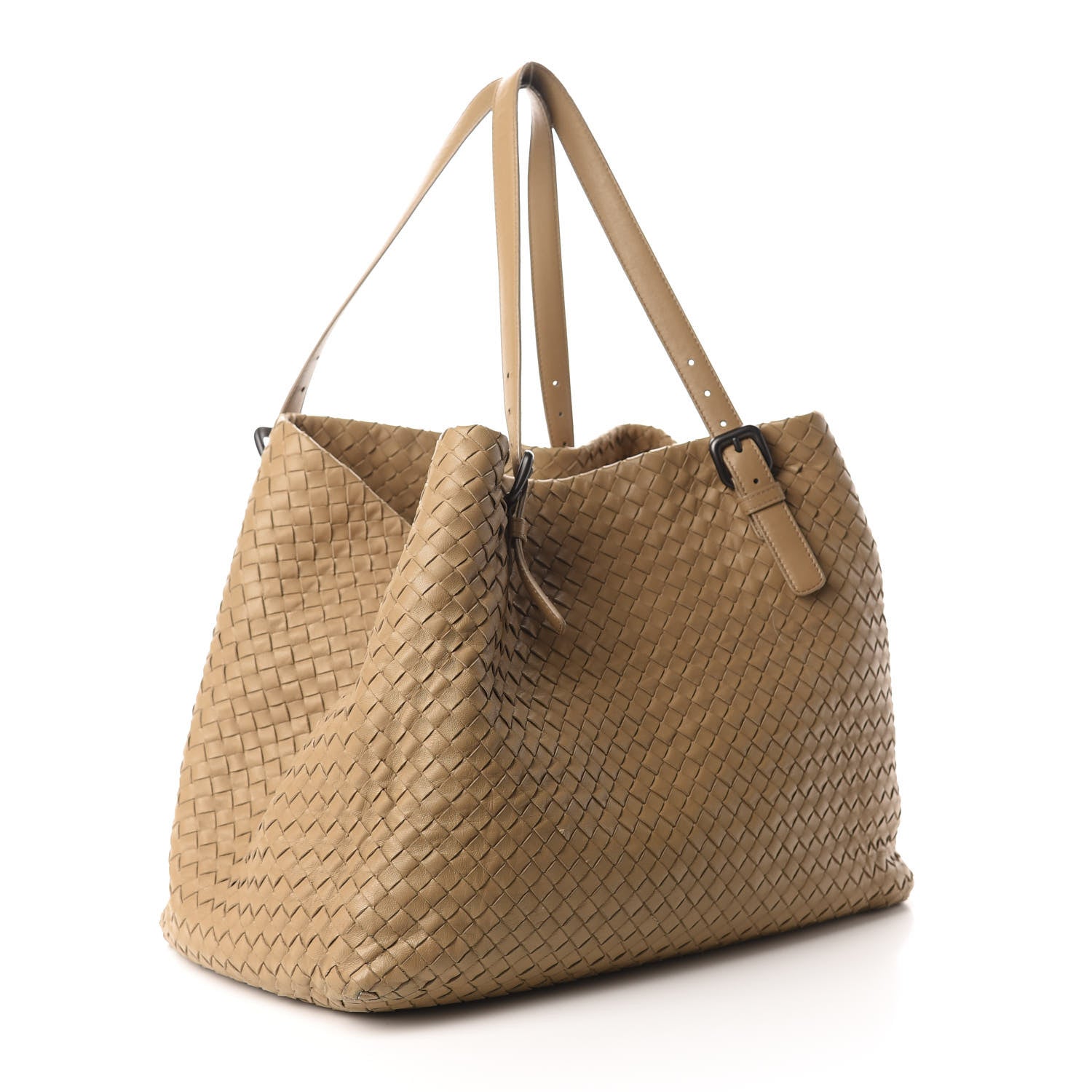 Bottega Veneta Nappa Intrecciato Large Seamless Tote Camel 4 of 14