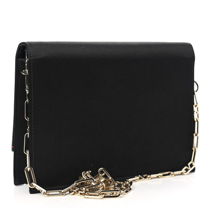 Valentino Garavani Silk Satin VCase Shoulder Bag Black 2 of 10