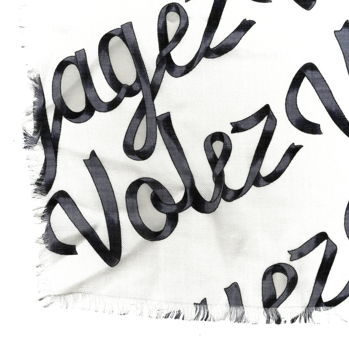 Silk Wool Volez Voguez Voyagez Stole