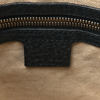 Gucci Guccissima Medium Cathrine Dome Satchel Black 6 of 14