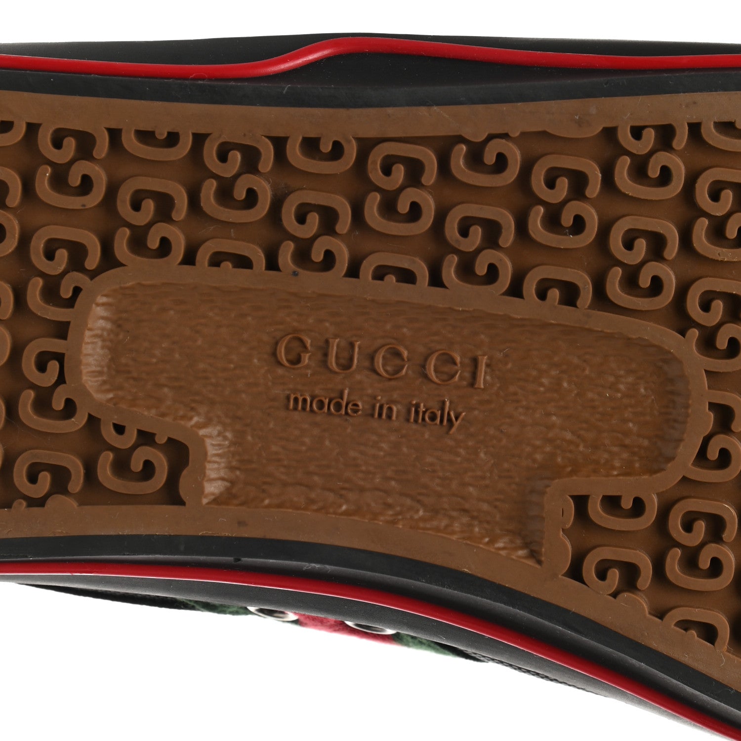Gucci Econyl Nylon Web Monogram Off The Grid Mens 1977 Tennis High Top Sneakers 11.5 Black 6 of 10