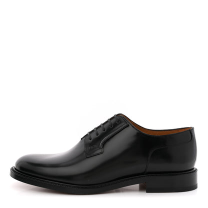 Christian Dior Calfskin Mens Derby Evidence Shoes 43 Black 1 of 10