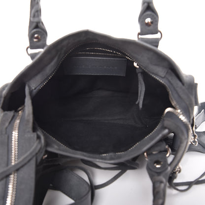 Balenciaga Baby Daim Suede Marble Hardware Mini City Grey 5 of 8