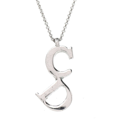 Christian Dior Metal CD Necklace Silver 2 of 4