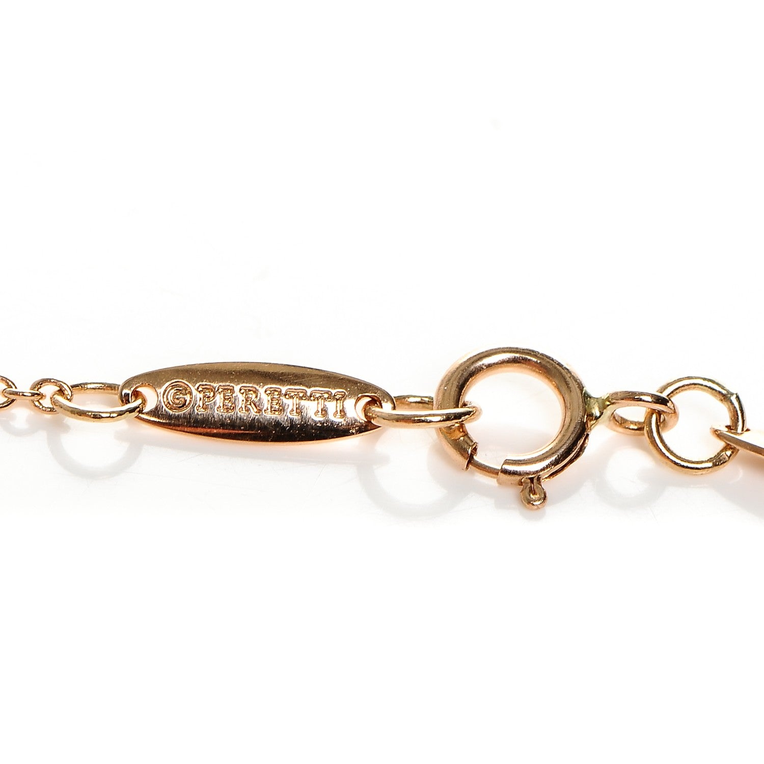 Tiffany 18K Rose Gold Diamond .07ct Elsa Peretti Diamonds by the Yard Bracelet 4 of 6