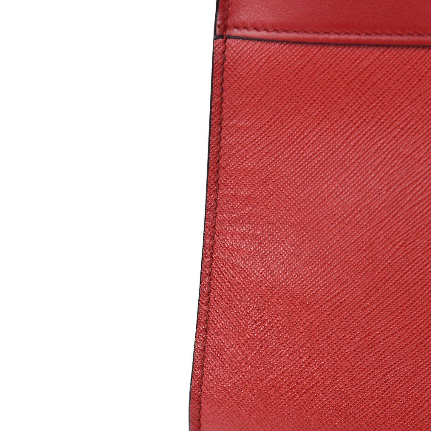 Saffiano City Calfskin Small Esplanade Tote Rosso
