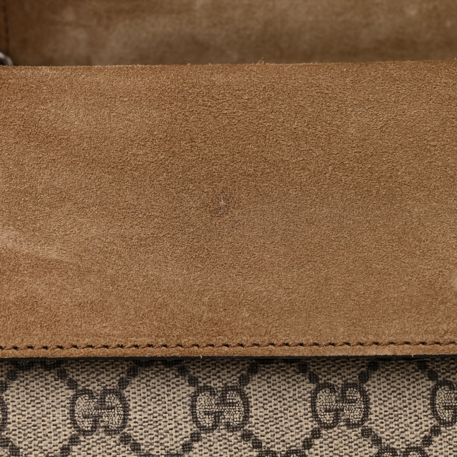 Gucci GG Supreme Monogram Small Dionysus Shoulder Bag Taupe 12 of 14