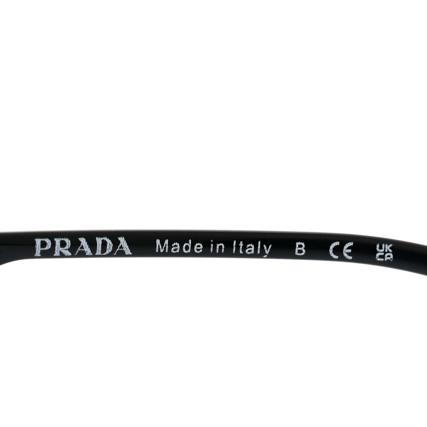 Prada Acetate Sunglasses SPR 14Y Black Slate Gray 5 of 9