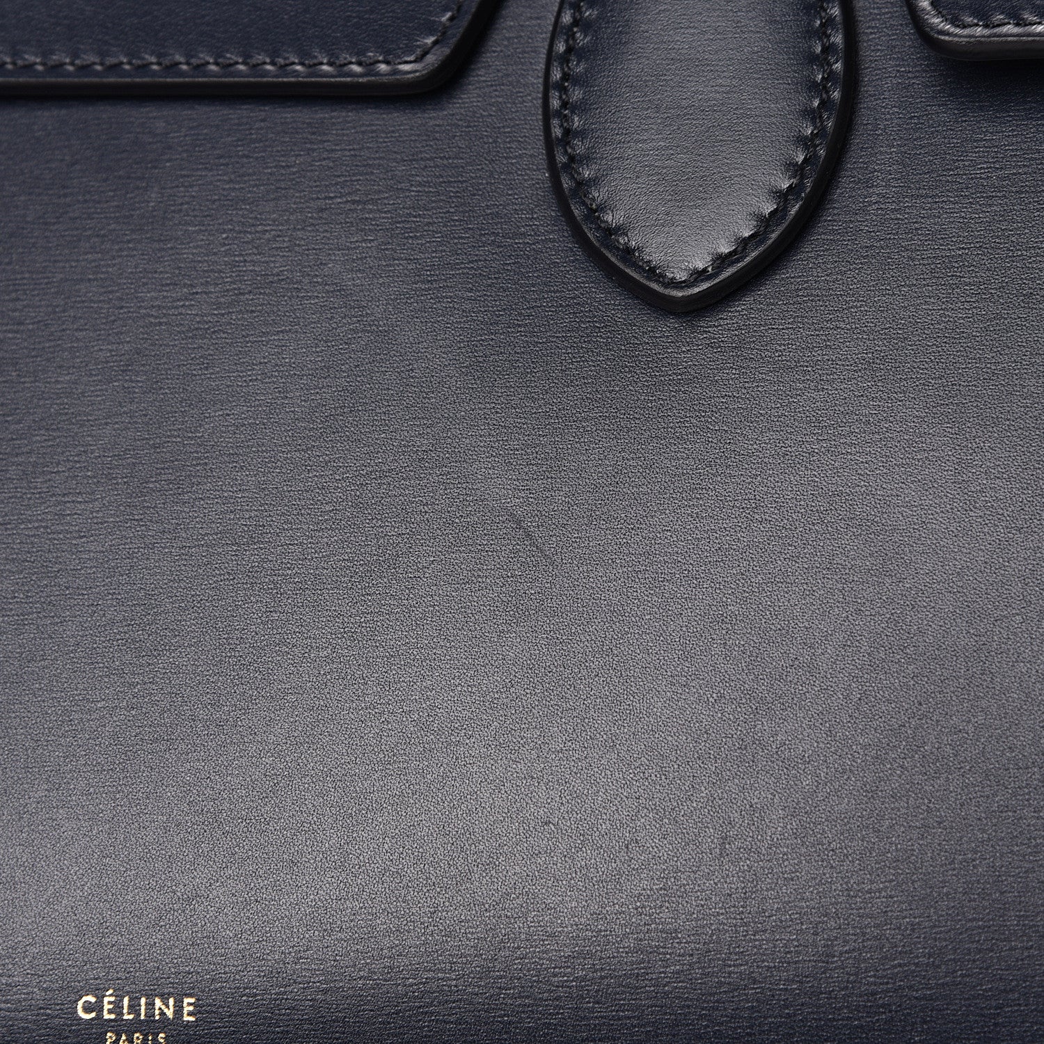 Celine Smooth Calfskin Small Tie Knot Tote Midnight 13 of 13