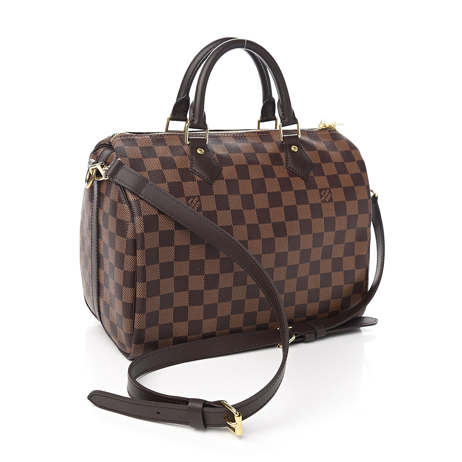 Louis Vuitton Damier Ebene Speedy Bandouliere 30 2 of 9