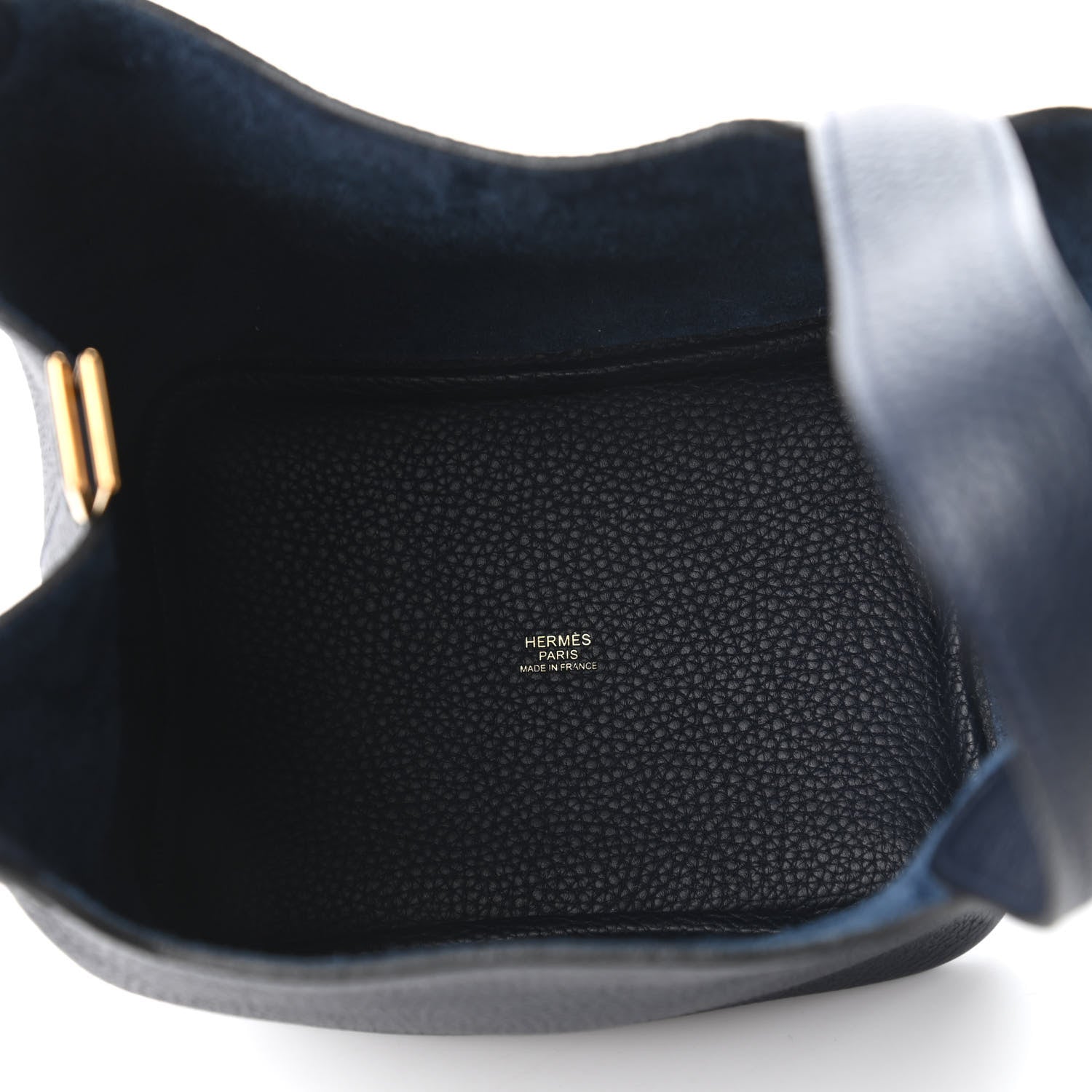 Hermes Taurillon Clemence Picotin Lock 18 PM Bleu Nuit 5 of 11