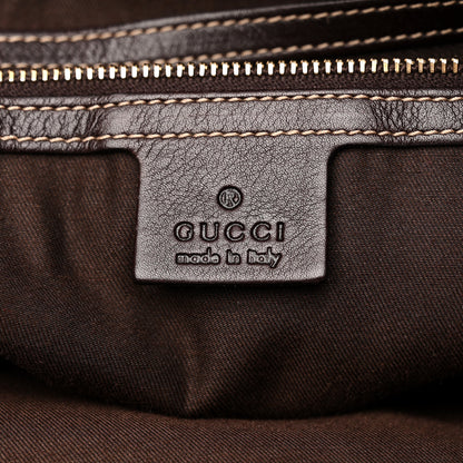 Gucci Calfskin Large Britt Shoulder Bag Dark Brown 6 of 10
