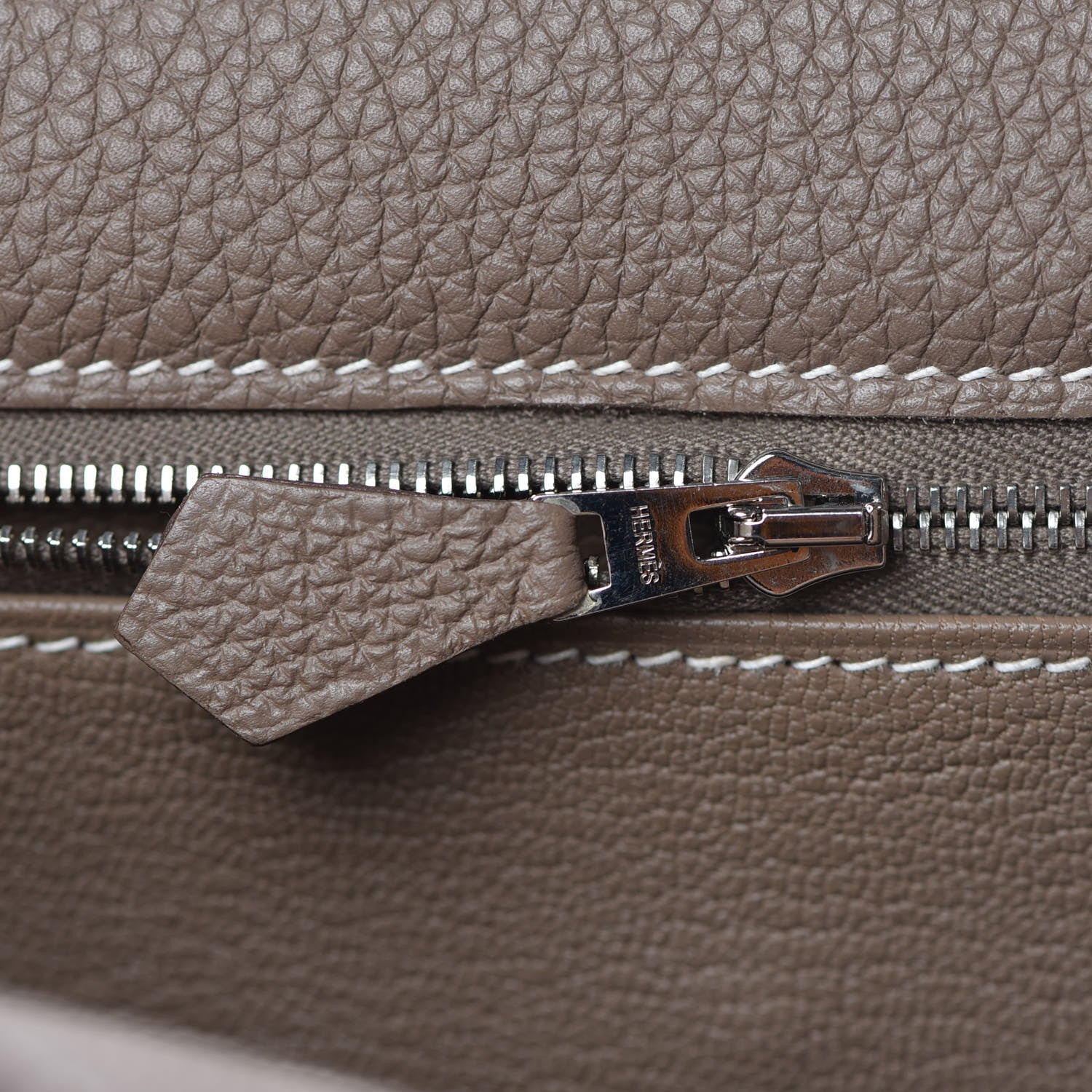 Hermes Togo Shoulder Kelly 40 Etoupe 17 of 31