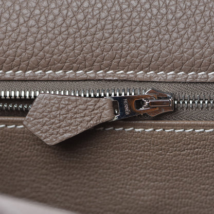 Hermes Togo Shoulder Kelly 40 Etoupe 17 of 31