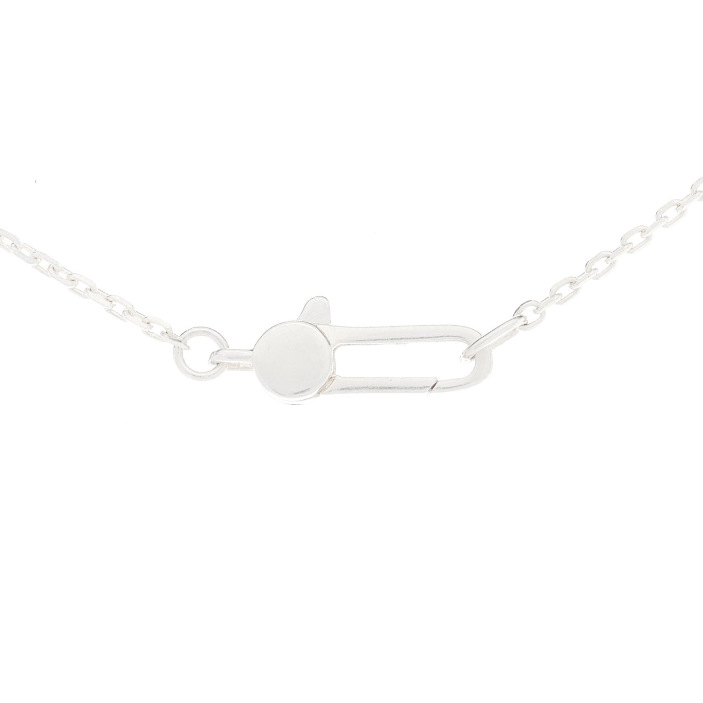 Sterling Silver Trademark Butterfly Heart Charm Pendant Necklace