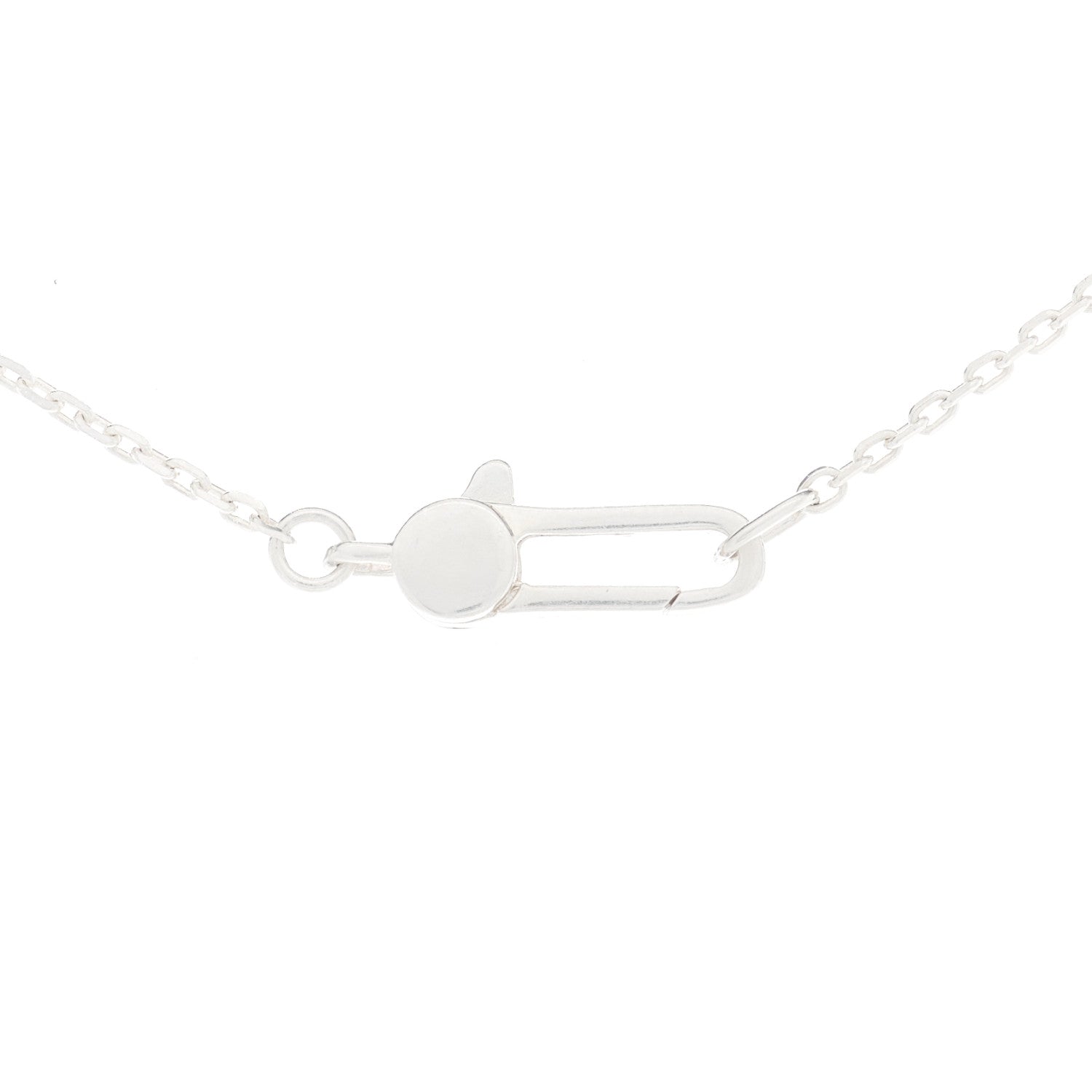 Gucci Sterling Silver Trademark Butterfly Heart Charm Pendant Necklace 5 of 5