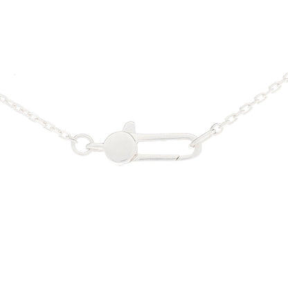 Gucci Sterling Silver Trademark Butterfly Heart Charm Pendant Necklace 5 of 5