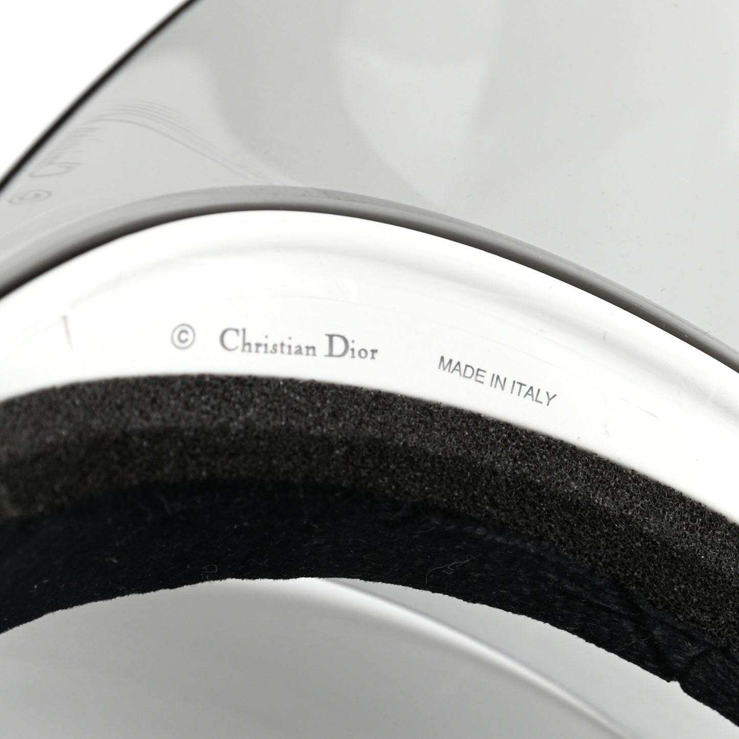 Mirrored DiorClub1 Sun Visor Grey