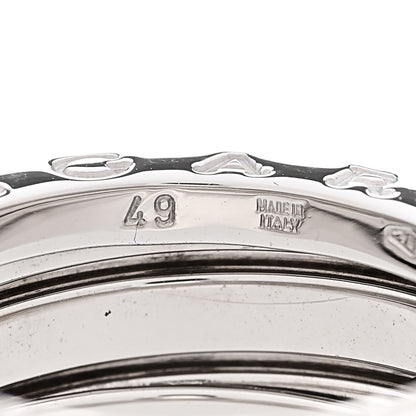 Bulgari 18K White Gold B.Zero1 Two-Band Ring 49 4.75 5 of 6