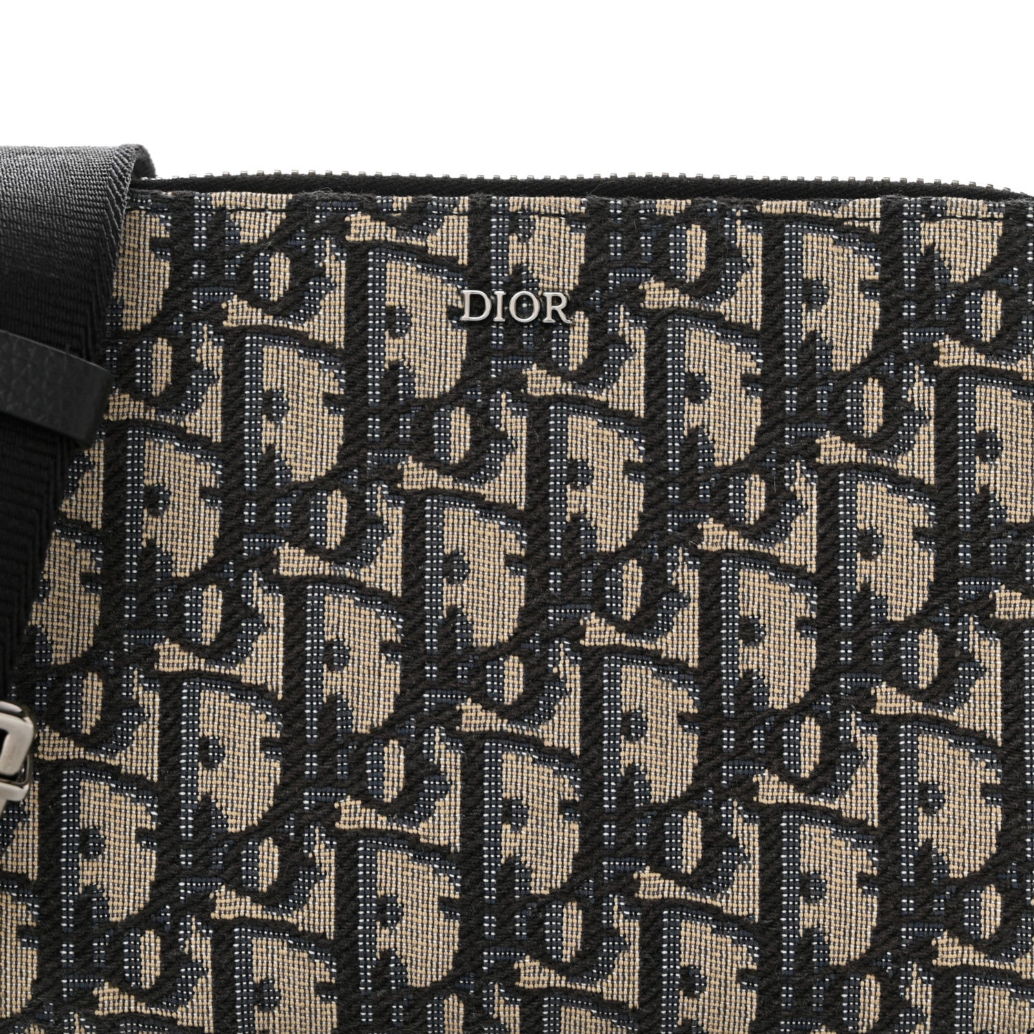 Christian Dior Oblique Pouch Navy Blue 10 of 12
