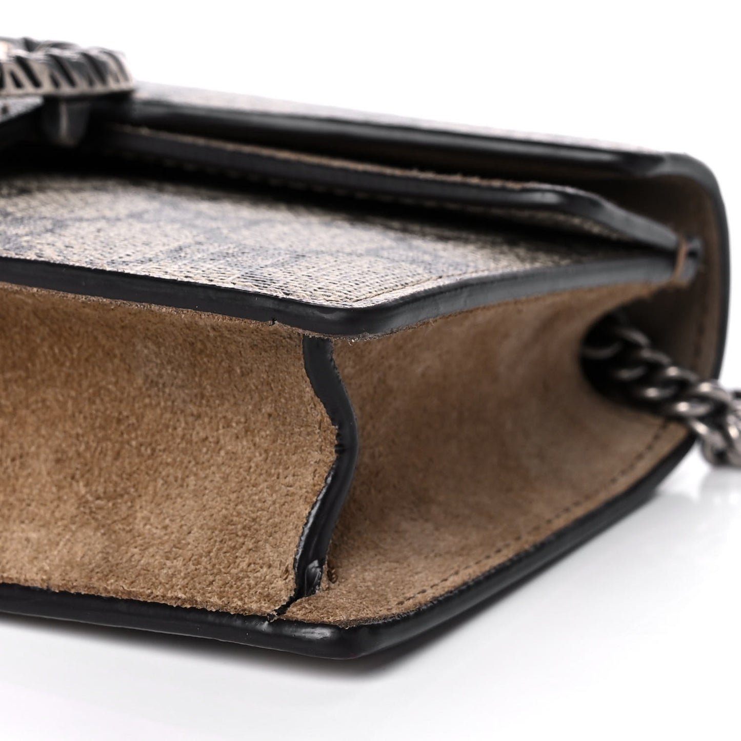 GG Supreme Monogram Super Mini Dionysus Shoulder Bag Taupe