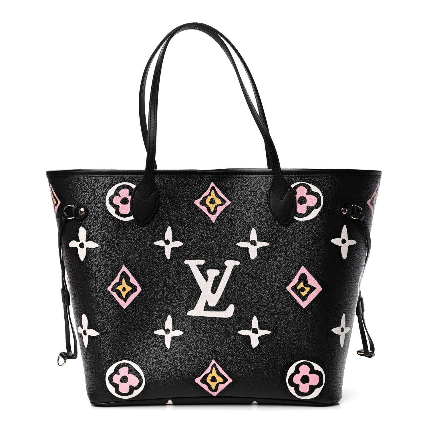 Louis Vuitton Monogram Giant Wild At Heart Neverfull MM Black 2 of 5