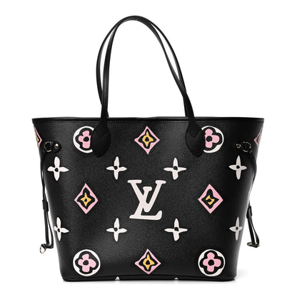 Louis Vuitton Monogram Giant Wild At Heart Neverfull MM Black 2 of 5
