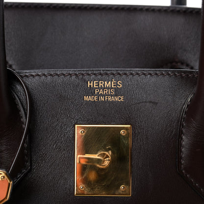 Hermes Box HAC Birkin 32 Chocolate 6 of 9