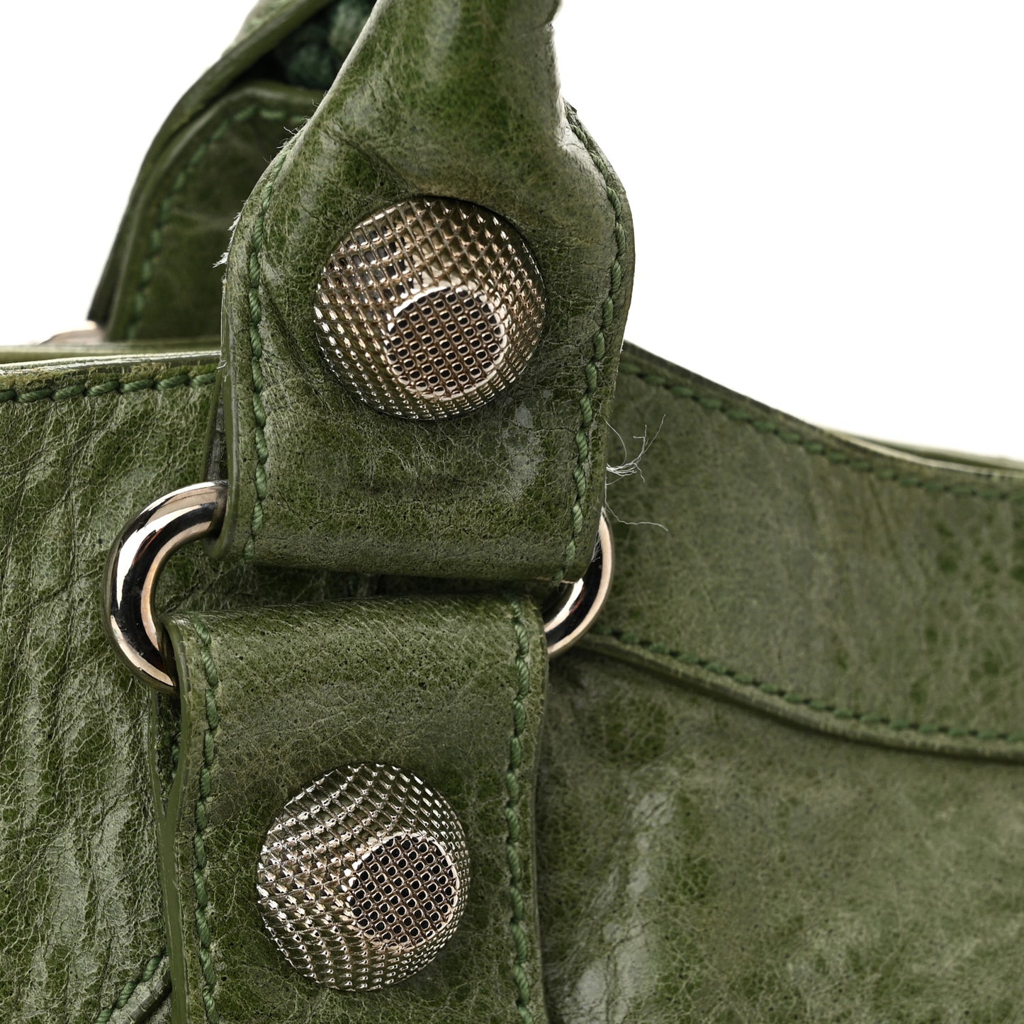 Agneau Giant 21 Silver Hardware City Vert Thyme