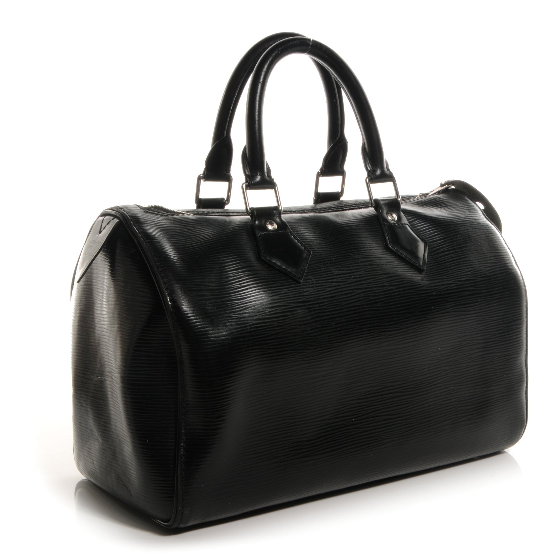 Louis Vuitton Epi Speedy 25 Black 3 of 7