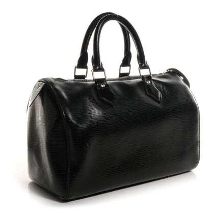 Louis Vuitton Epi Speedy 25 Black 3 of 7
