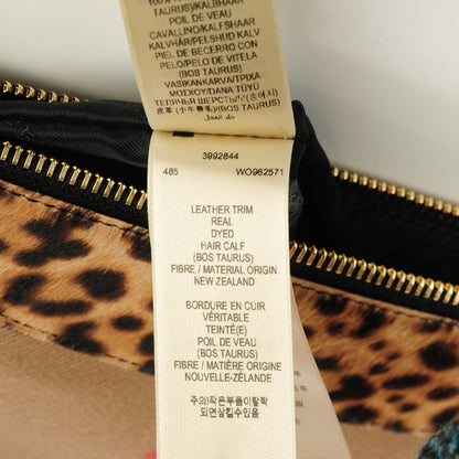 Burberry House Check Calf Hair Leopard Print Peyton Crossbody Clutch Bag 20 of 22