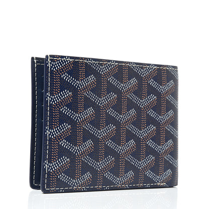 Goyard Goyardine Bi-Fold Victoire PM Wallet Navy 2 of 6