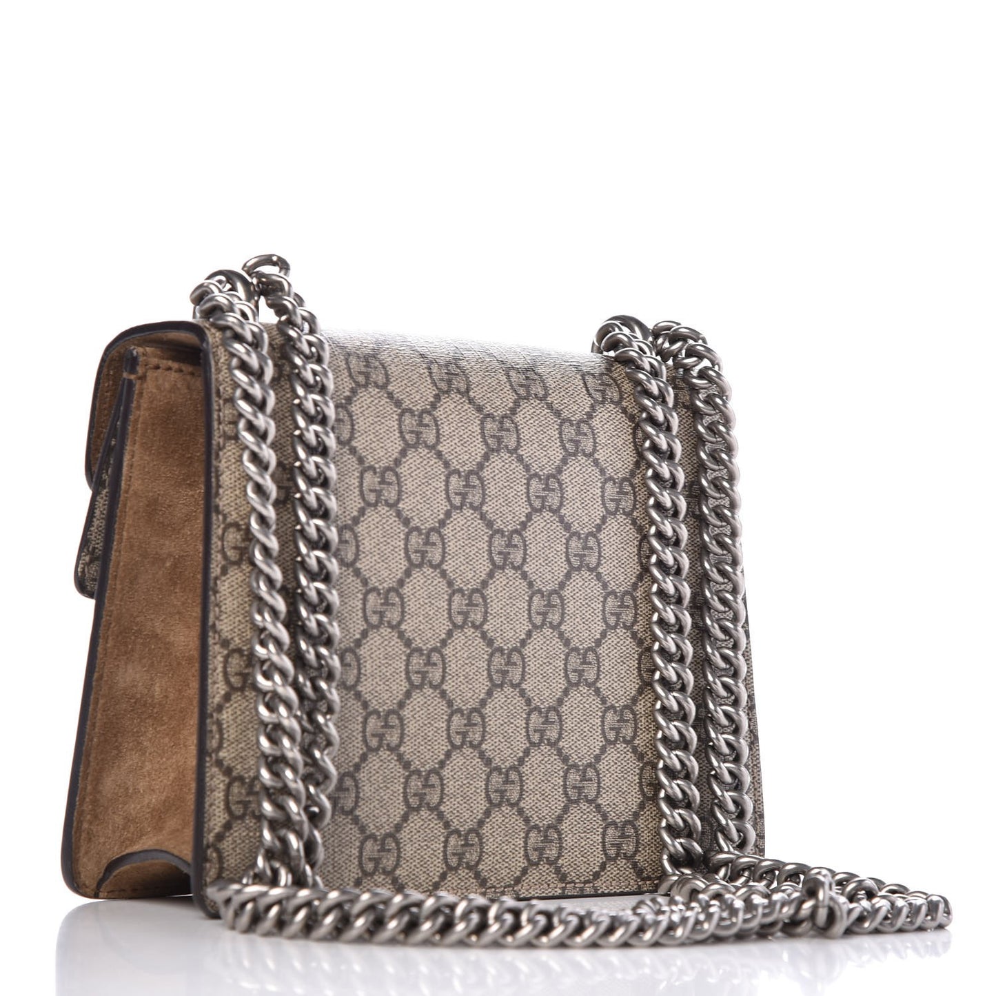 GG Supreme Monogram Mini Dionysus Shoulder Bag Taupe