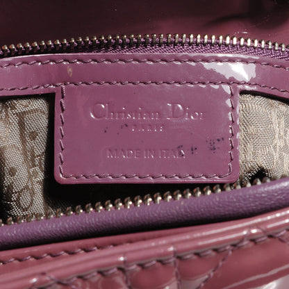 Christian Dior Patent Cannage Large Lady Dior 6 of 7