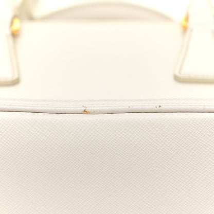 Prada Saffiano Lux Small Galleria Double Zip Tote White 15 of 17