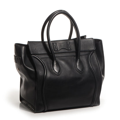 Celine Smooth Calfskin Mini Luggage Black 2 of 8