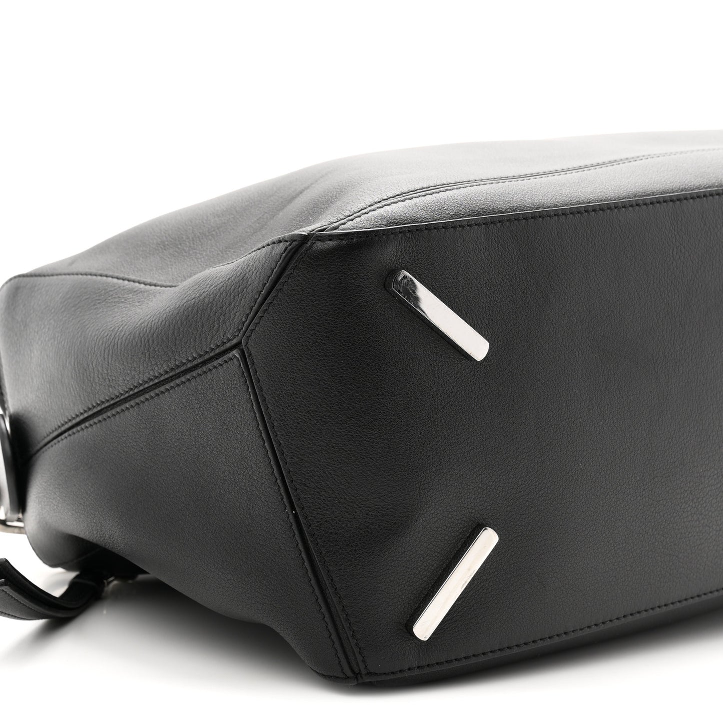 Calfskin Large Puzzle Bag Black